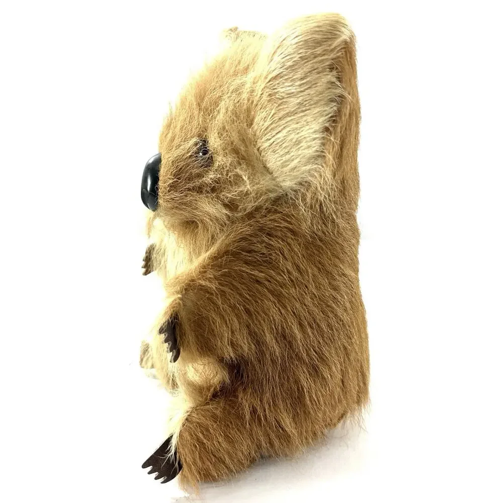 Vintage Koala Bear Plush West Germany Calf Fur Stuffed Animal Mid Century Tagged